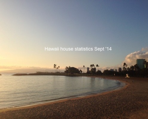 Hawaii House Statistics Sept '14