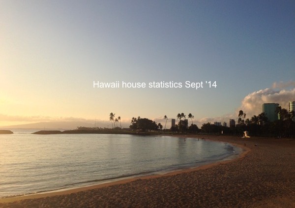 Hawaii House Statistics Sept '14