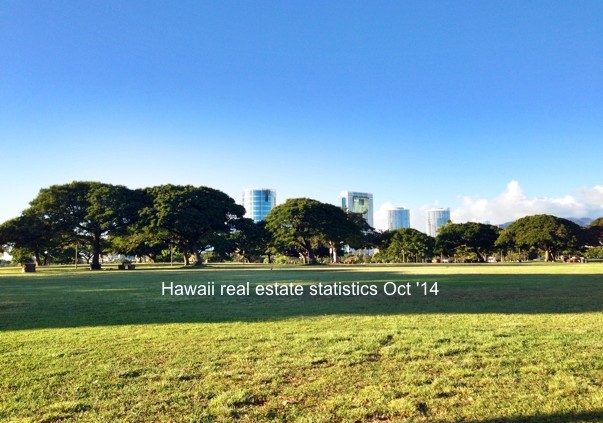 Hawaii Real estate statistics October 2014