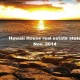 Hawaii real estate statistics November 2014