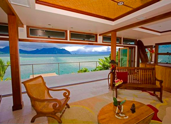 Kaneohe bay Heeia home for sale waterfront