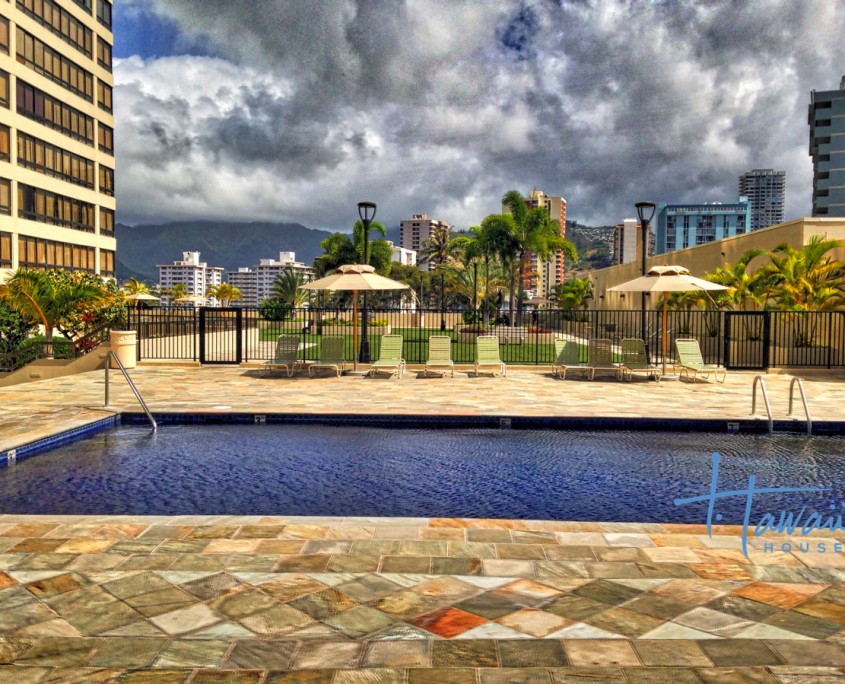Iolani court plaza pool