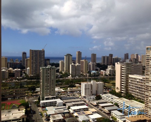view from Iolani court Plaza