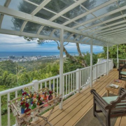 Stunning view from this Tantalus in home Honolulu for sale