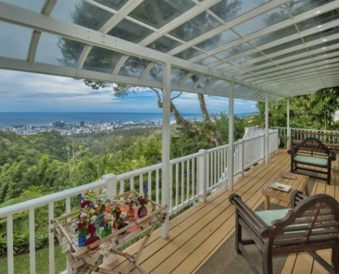 Stunning view from this Tantalus in home Honolulu for sale