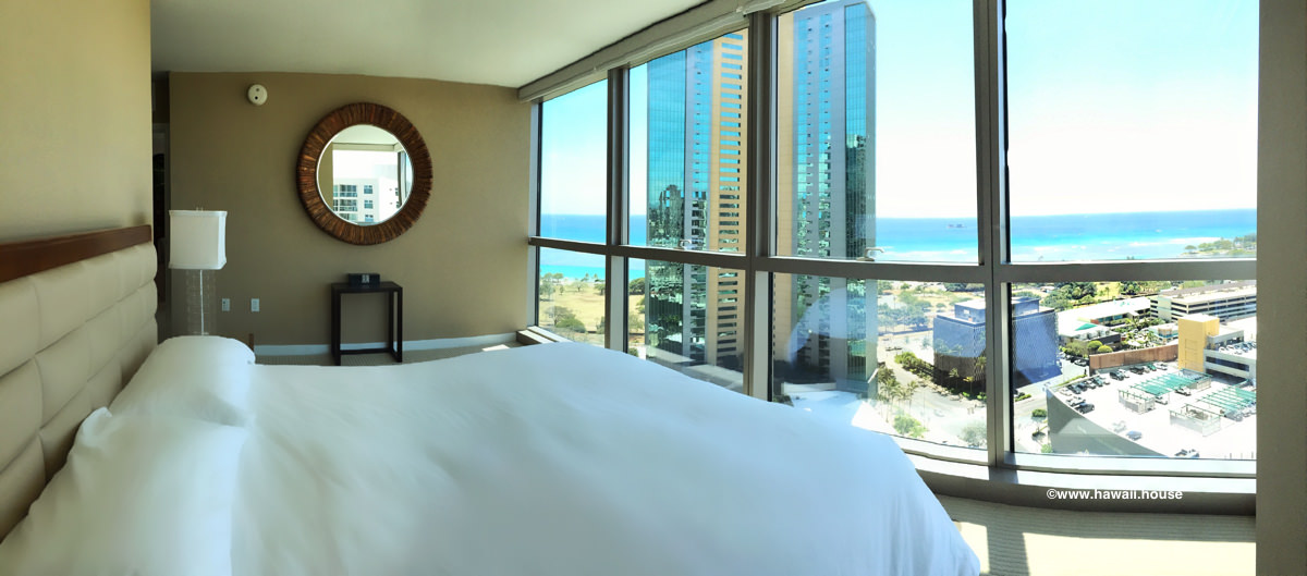Koolani condo master bedroom view #2602