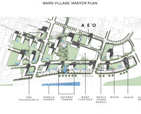 Ae'o condo Ward village master plan Hawaii House