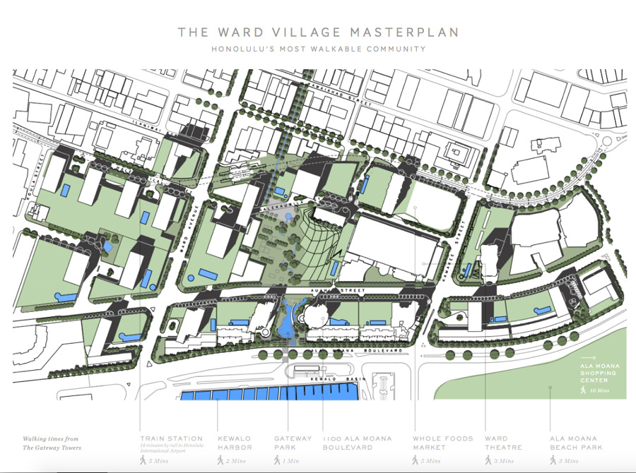 Hawaii House Ward village master plan