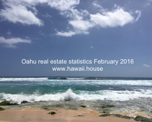 Oahu House statistics Feb 2016
