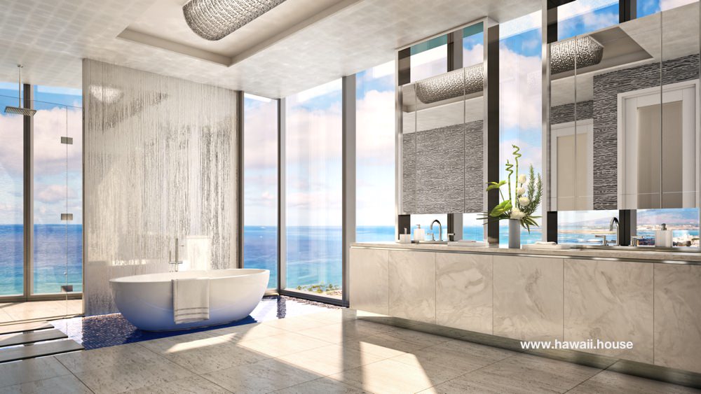 The Waiea penthouses in Honolulu Luxury condos in Kakaako for sale