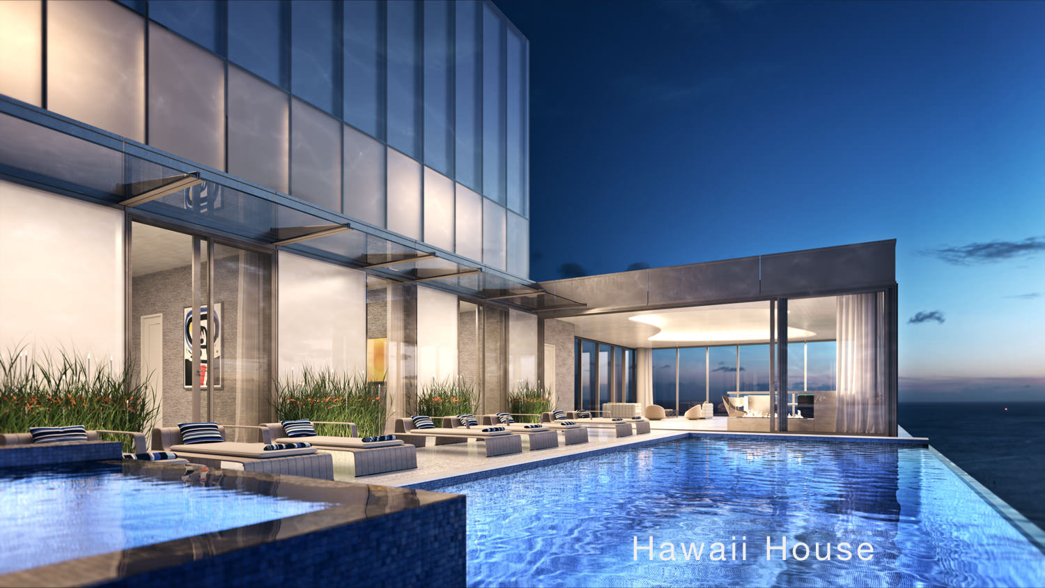 Waiea Honolulu grand penthouse pool - Hawaii House