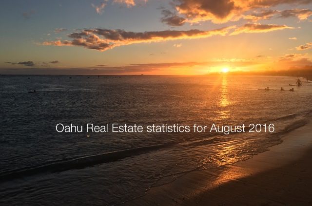 Oahu housing prices August 2016