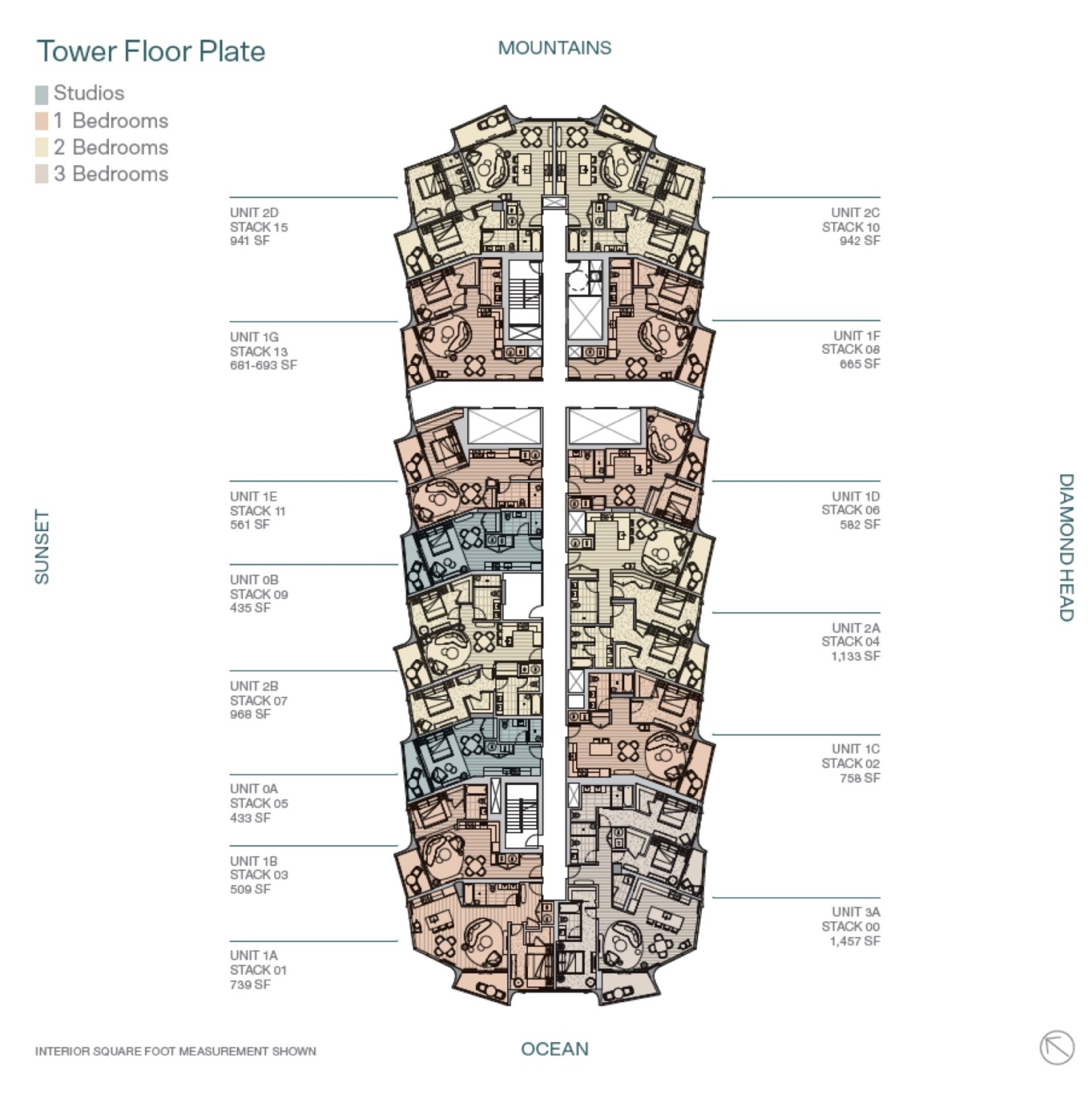 Koula tower floor plate