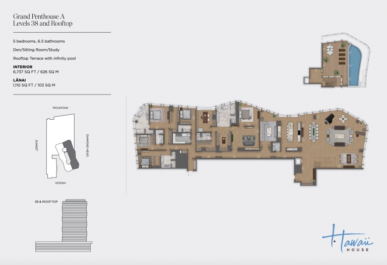 The Anaha Grand Penthouse 3800 for sale in Honolulu Hawaii House