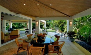 Kahala Avenue home for sale indoor out door feeling