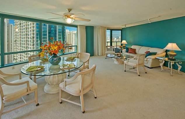 Waikiki landmark condo living room