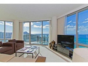 trump tower waikiki 3610 living room ocean view