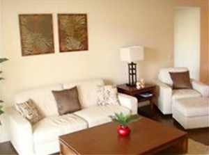 watermark condominium for sale unit 1104  living room